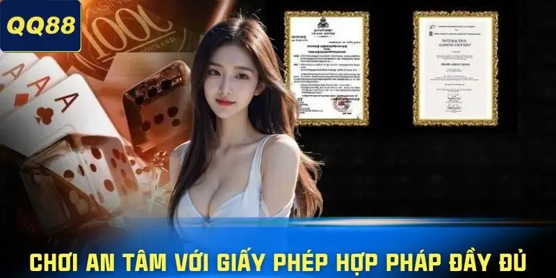 Giấy phép từ cơ quan quản lý uy tín